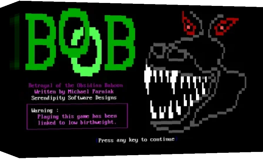 Betrayal of the Obsidian Baboon — box-3D (WOR)