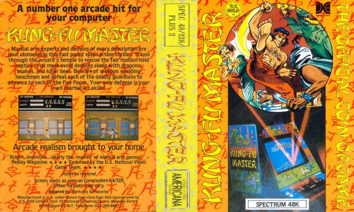 Kung-fu Master — box-texture (EU)