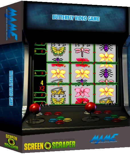 Butterfly Video Game — box-3D (SS)