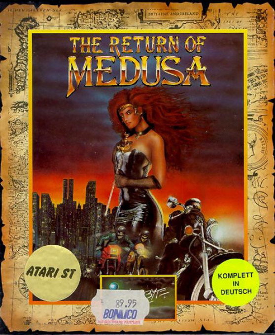 Return of Medusa, The box art