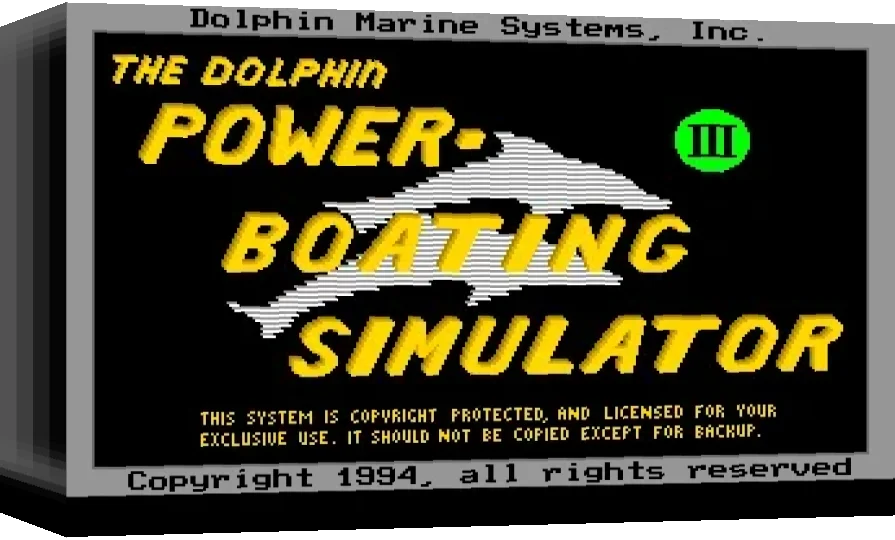 Dolphin Powerboating Simulator 3 — box-3D (WOR)