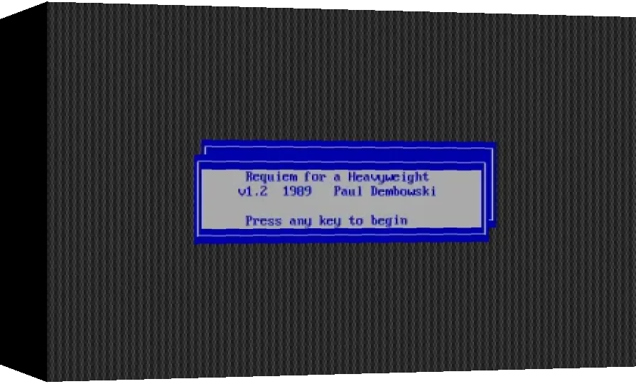 Requiem for a Heavyweight — box-3D (WOR)