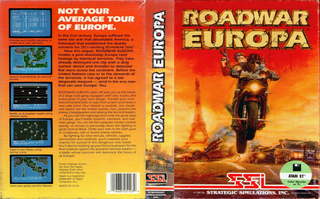 Roadwar Europa — box-texture (US)