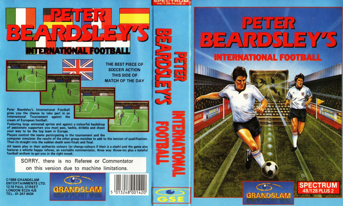Peter Beardsley's International Football — box-texture (EU)