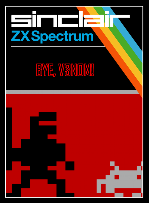 Bye, V3nom! box art