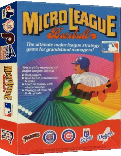 Micro League Baseball — box-3D (US)