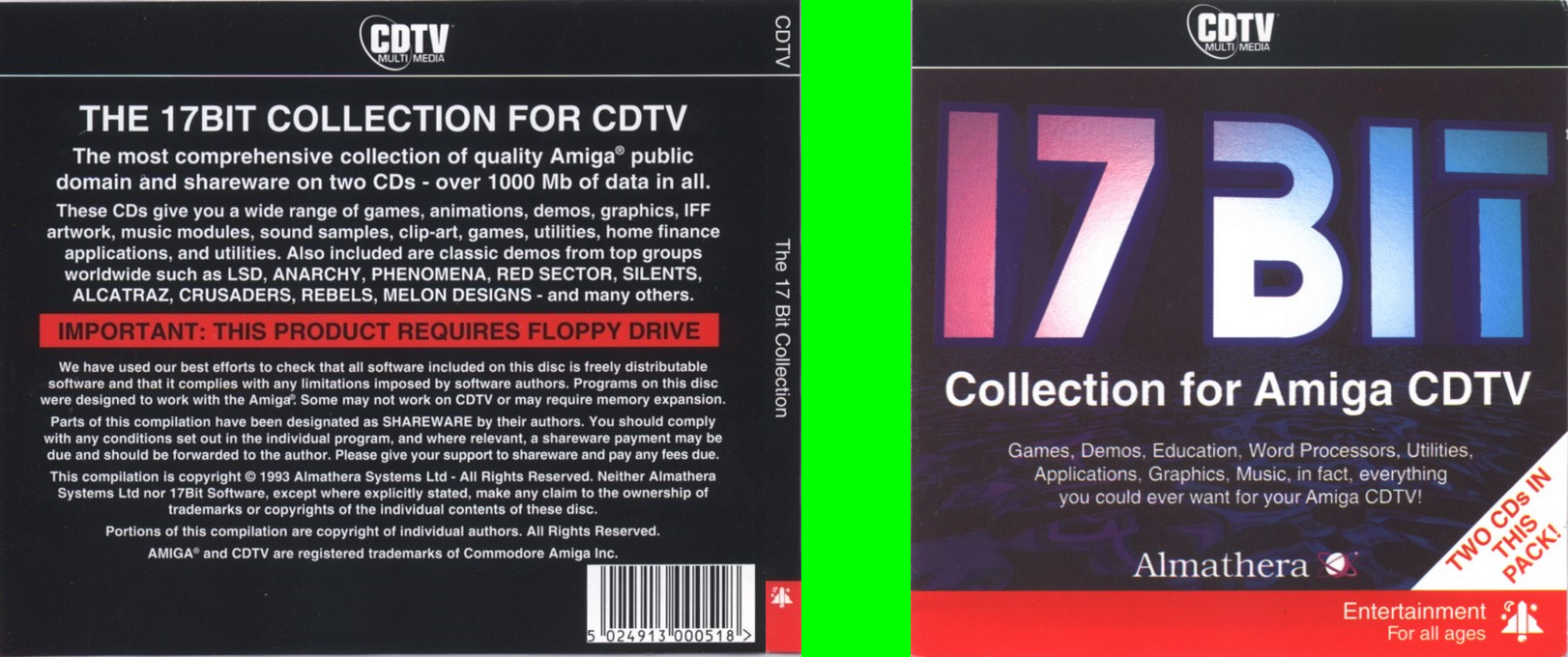 17 Bit - Collection for Amiga CDTV — box-texture (WOR)
