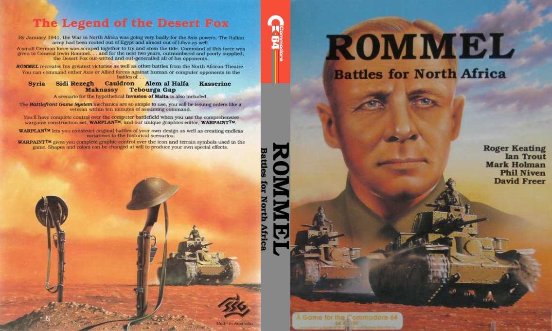 Rommel - Battles For North Africa — box-texture (US)