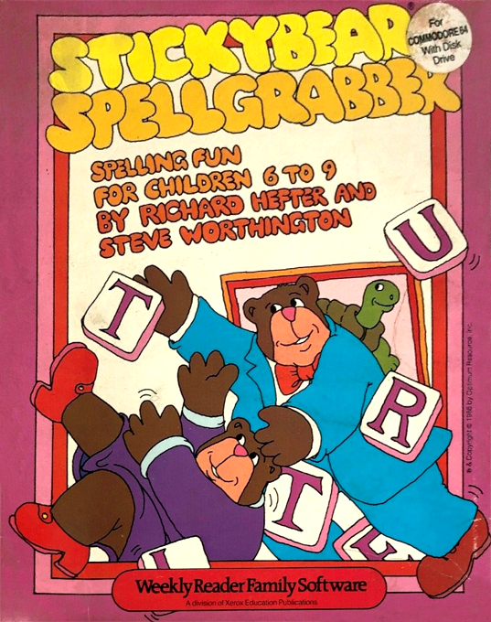Stickybear Spellgrabber box art