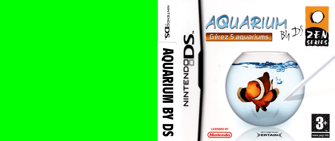 Kokoro ga Uruou - Birei Aquarium DS - Tetra, Guppy, Angelfish — box-texture (FR)