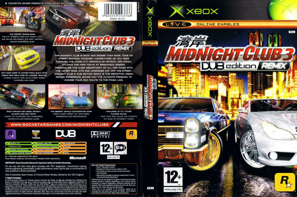 Midnight Club 3 - Dub Edition Remix — box-texture (EU)