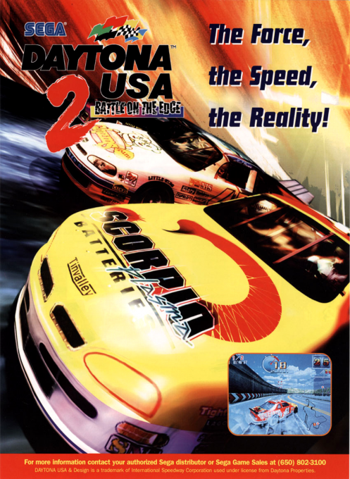 Daytona USA 2: Battle on the Edge box art