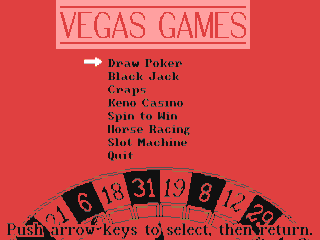 Vegas Games — ss (WOR)