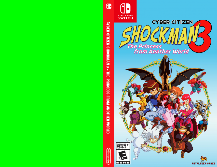Cyber Citizen Shockman 3 : The princess from another world — box-texture (US)