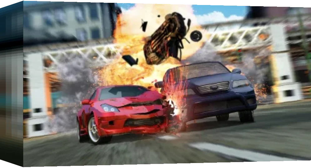 Burnout 3 - Takedown — box-3D (WOR)