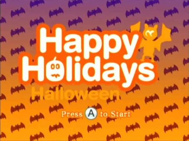 Happy Holidays : Halloween — sstitle (WOR)