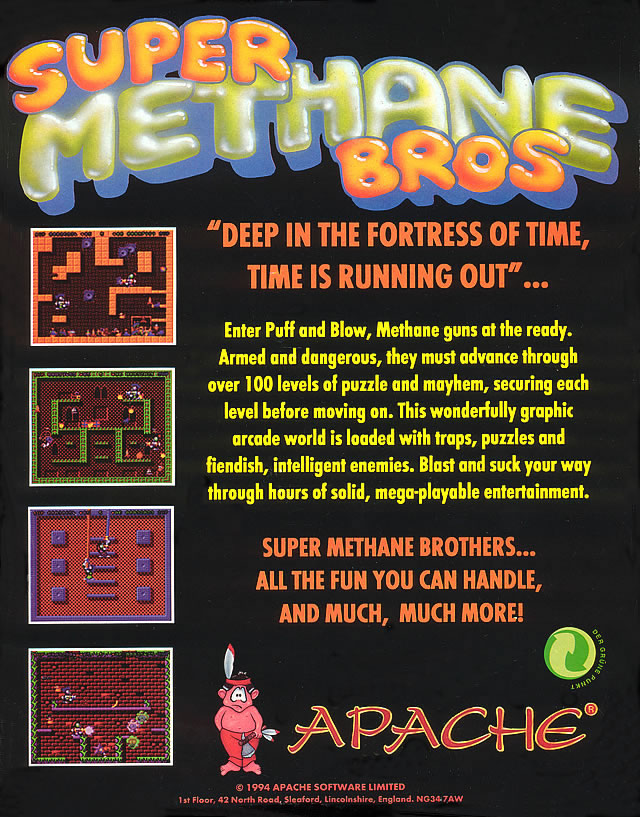 Super Methane Bros — box-2D-back (WOR)