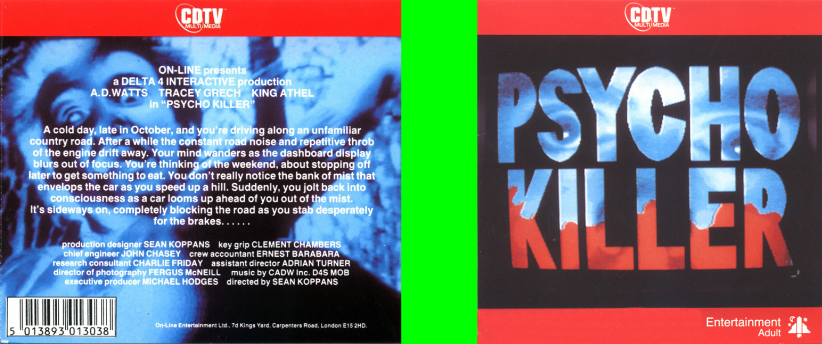 Psycho Killer — box-texture (EU)