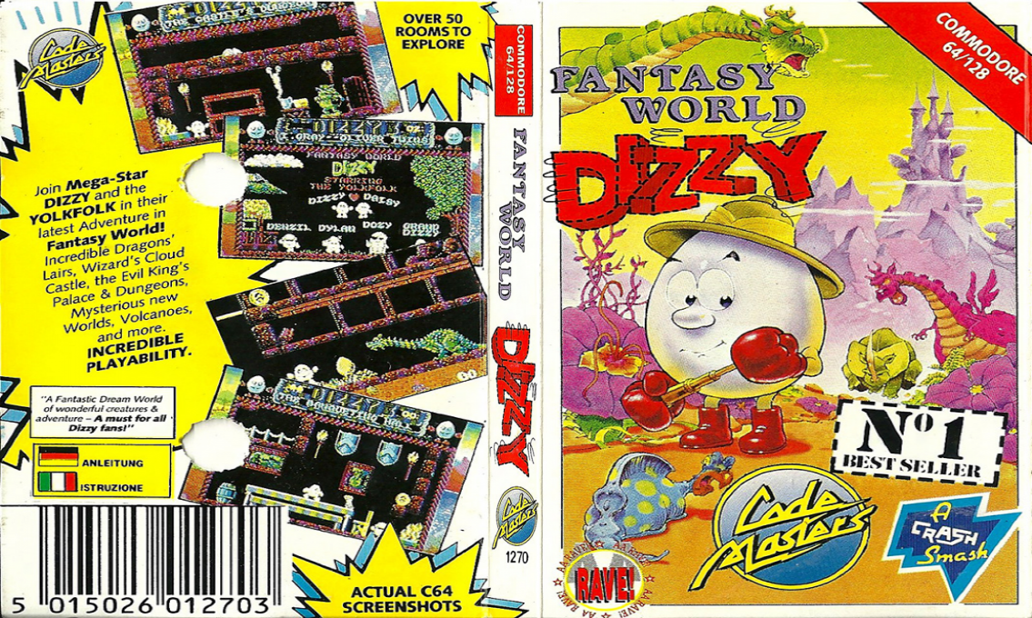 Dizzy 3 - Fantasy World Dizzy — box-texture (EU)