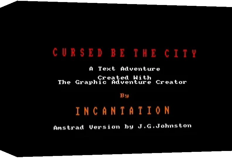 Cursed Be The City — box-3D (WOR)