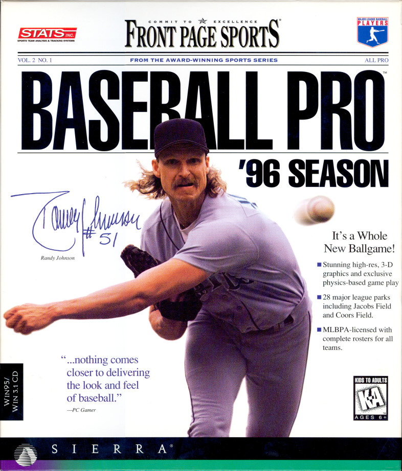 Front Page Sports: Baseball Pro '96 Season box art