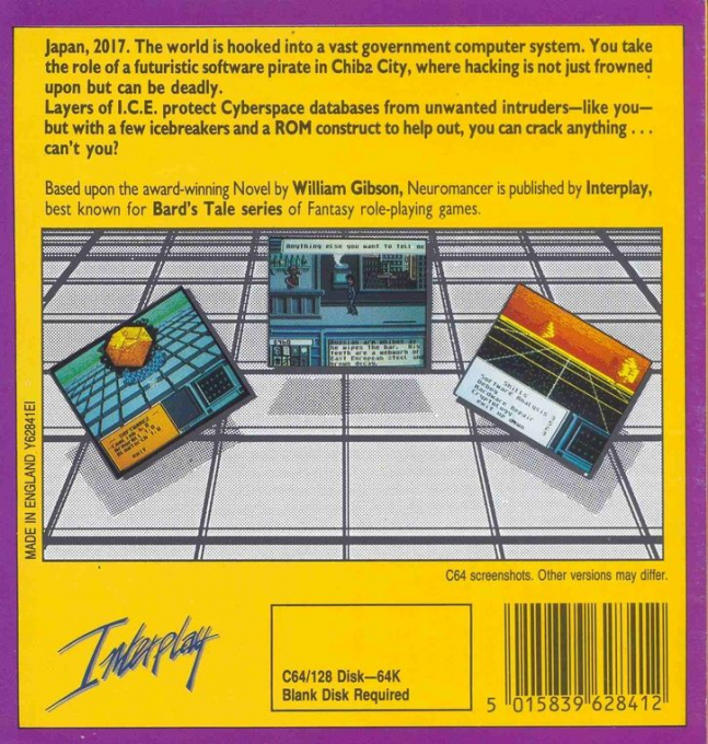 Neuromancer — box-2D-back (EU)