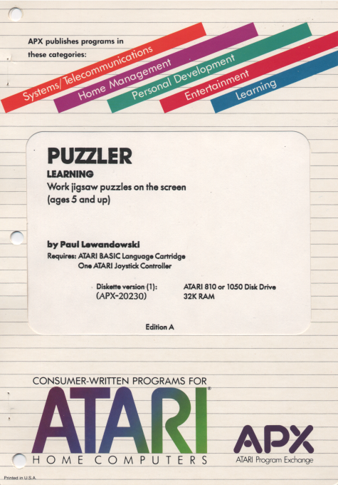 Puzzler box art