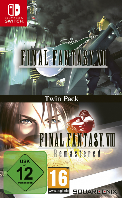 Final Fantasy 7 and Final Fantasy 8 Remastered Twin Pack — box-2D (DE)