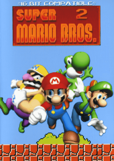 Super Mario Bros. 2 1998 — box-2D (CUS)