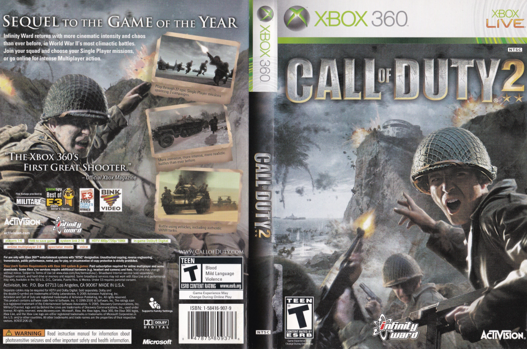 Call of Duty 2 — box-texture (US)