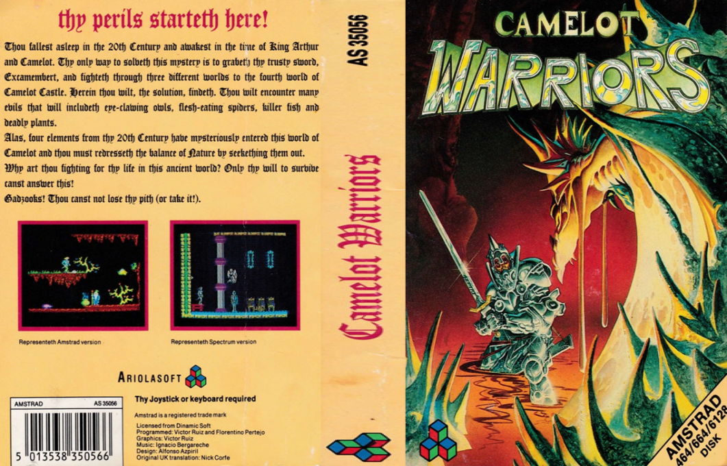 Camelot Warriors — box-texture (EU)