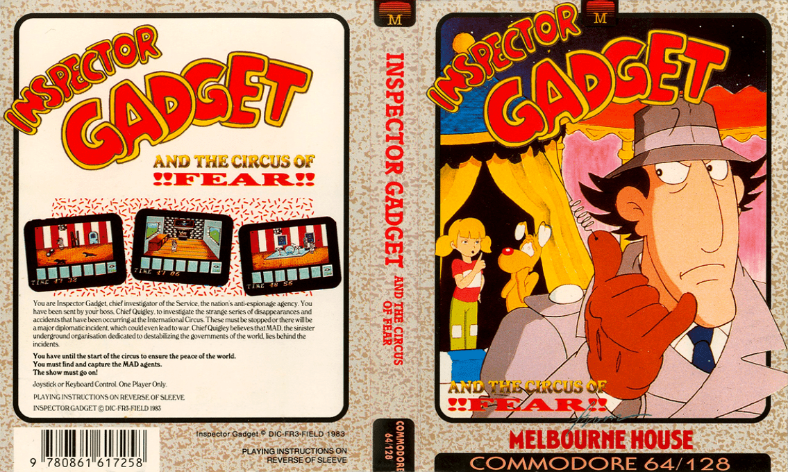 Inspector Gadget and the Circus of Fear — box-texture (EU)