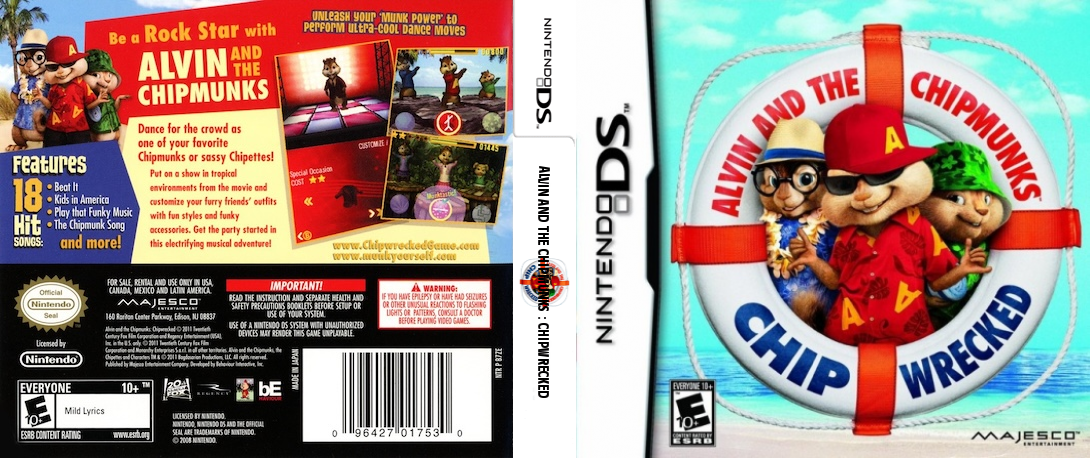 Alvin and the Chipmunks - Chipwrecked — box-texture (US)