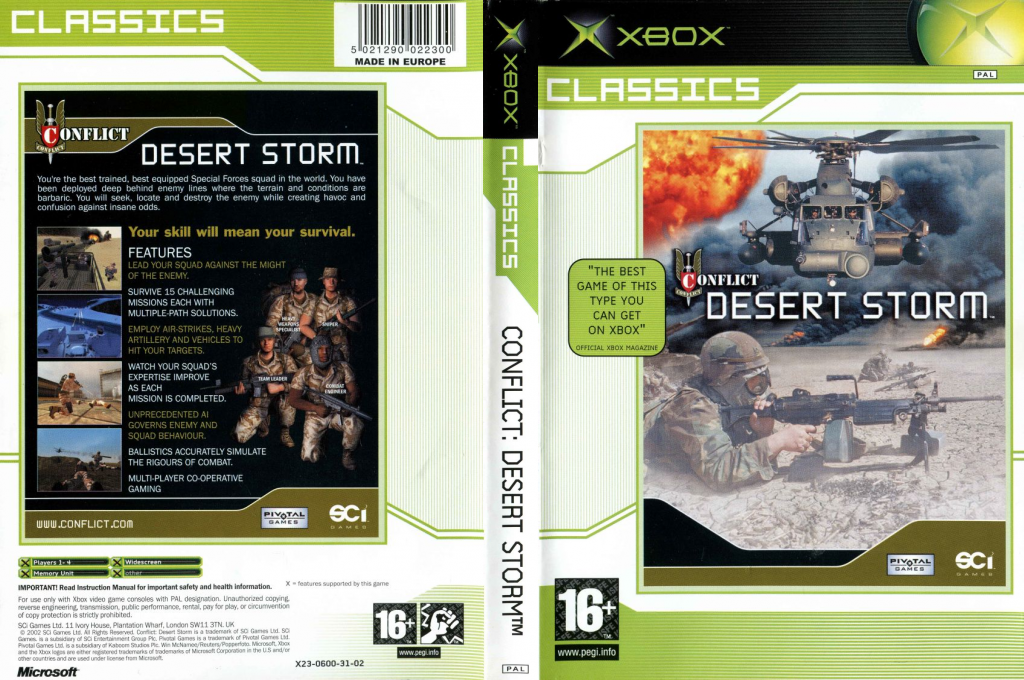 Conflict - Desert Storm — box-texture (EU)