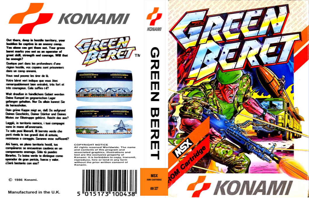 Green Beret — box-texture (EU)
