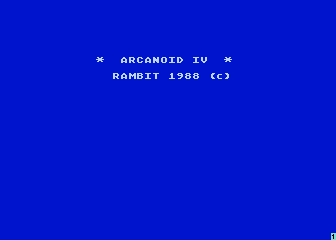 Arcanoid IV — sstitle (WOR)