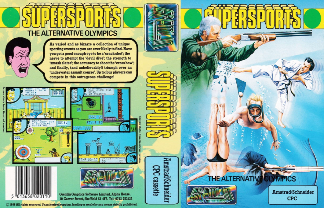 Super Sports - The Olympic Challenge — box-texture (EU)