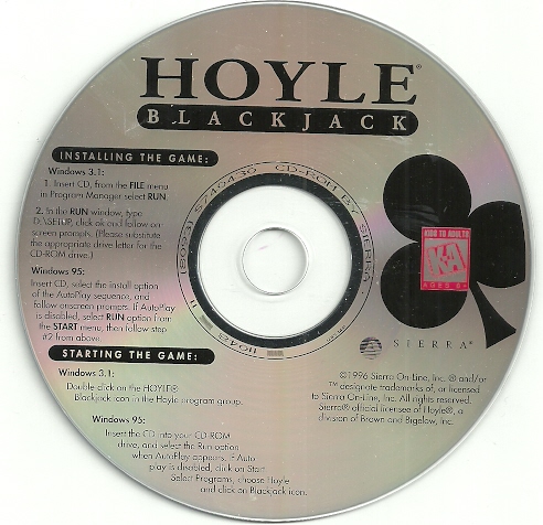 Hoyle Blackjack — support-2D (WOR)
