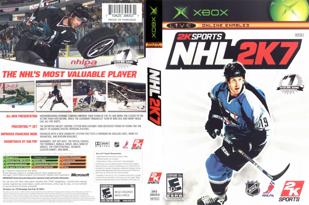 NHL 2K7 — box-texture (US)