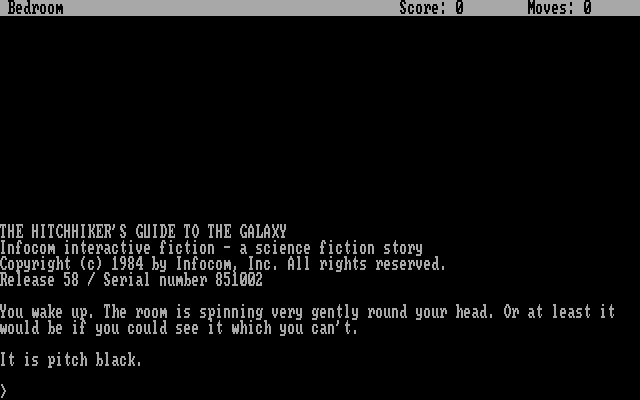 Hitchhiker's Guide to the Galaxy, The — sstitle (US)