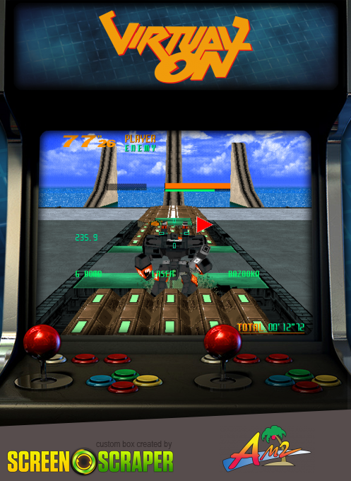 Cyber Troopers Virtual-on — box-2D (SS)