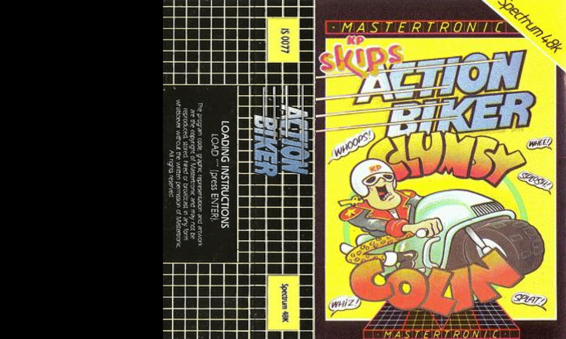 Action Biker Featuring Clumsy Colin — box-texture (WOR)