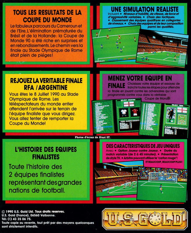 Italy 1990 - Winners Edition — box-2D-back (FR)