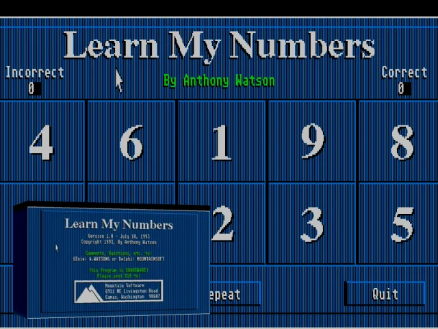 Learn My Numbers — mixrbv2 (WOR)