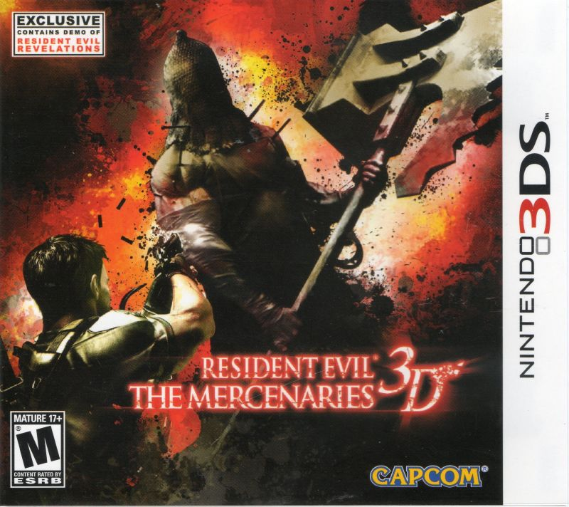 Resident Evil - The Mercenaries 3D box art