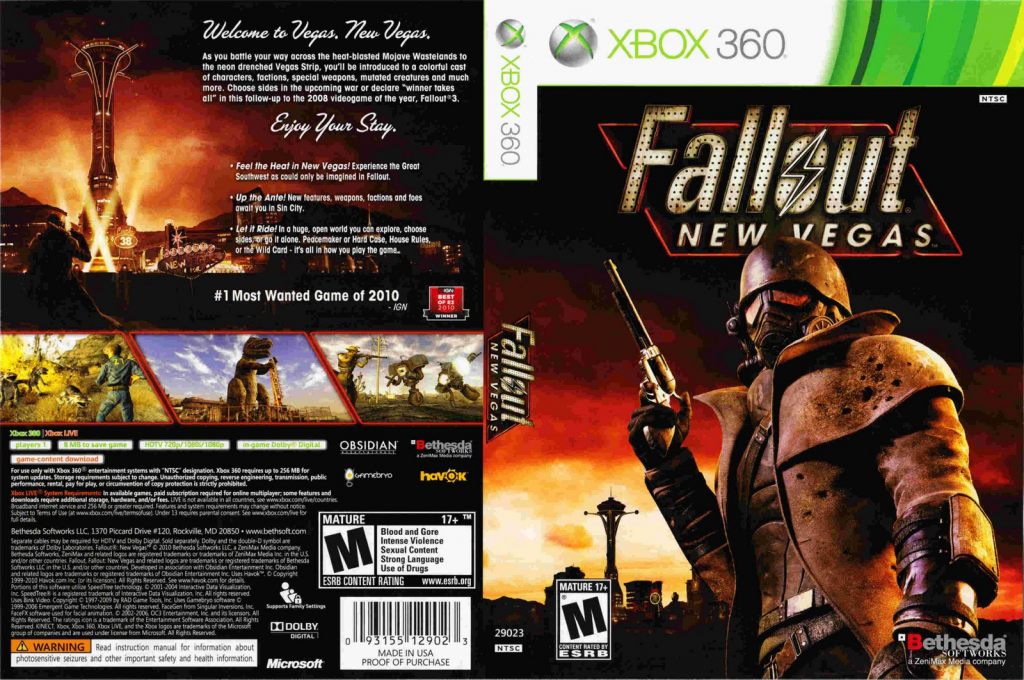 Fallout - New Vegas — box-texture (US)
