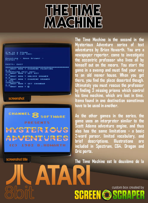 The Time Machine — box-2D-back (SS)
