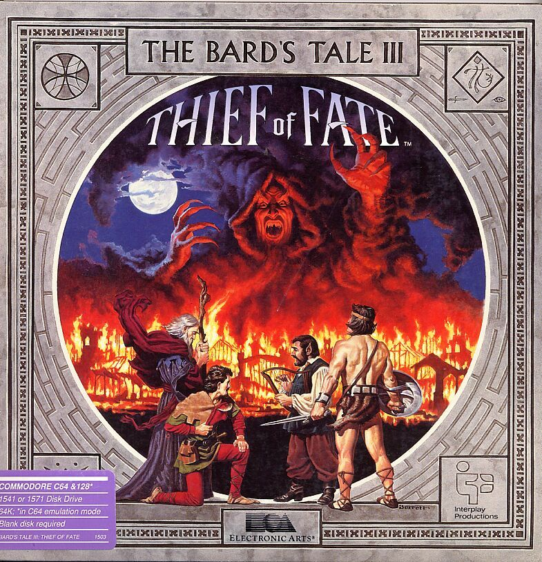 Bard's Tale 3 - Thief Of Fate, The box art