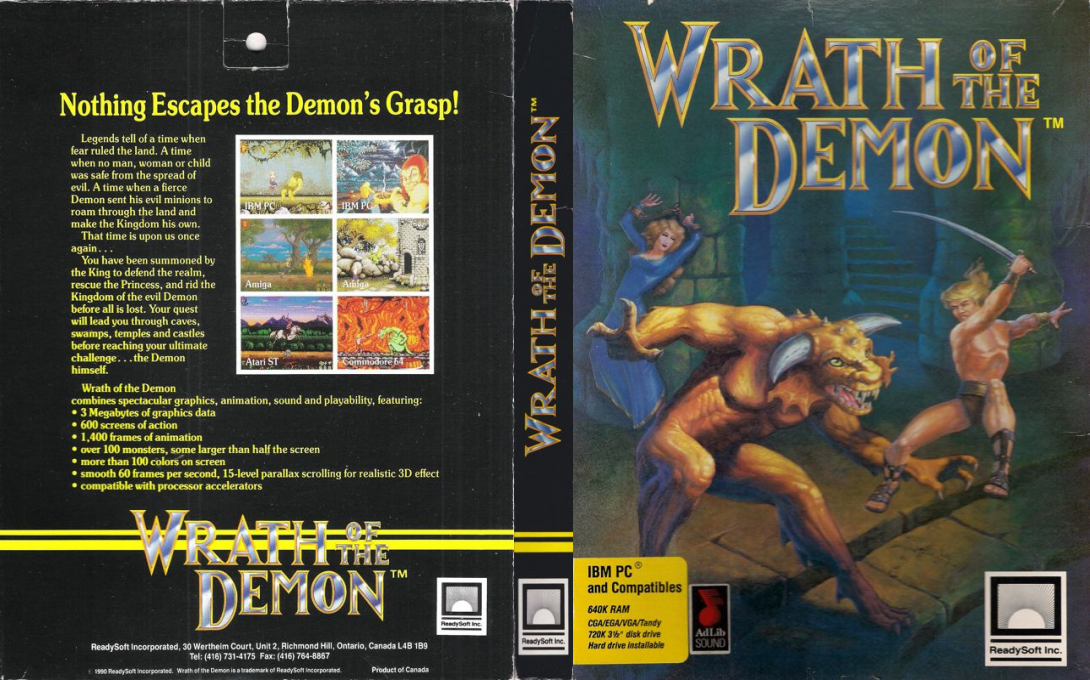 Wrath Of The Demon — box-texture (US)
