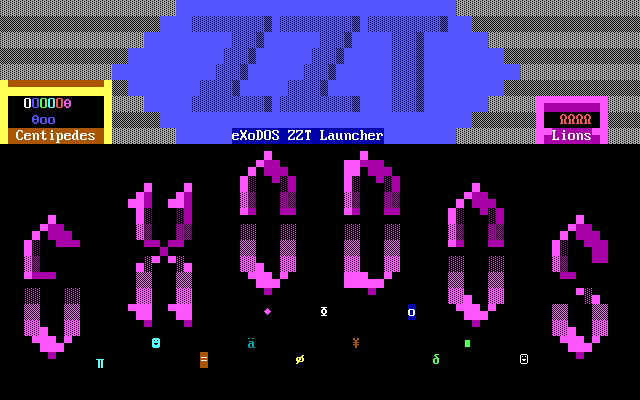 ZZT - eXoZZT box art